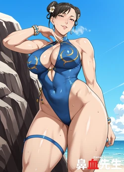 hanajisensei - [EXTRA] Chun-li (Summer) [443p] (Patreon) (AI Generated)