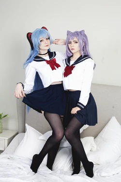 Kamelya - Schoolgirl Ganyu & Keqing