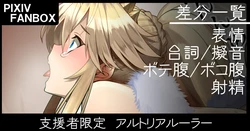 [ジョニー] 支援者限定 アルトリアルーラー