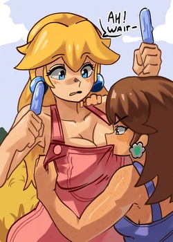 [MoxyDraws] Peach x Daisy (Super Mario Brothers)