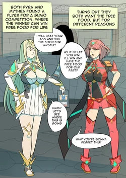 [ Cvetkanille ] Pyra and Mythra sumo competition