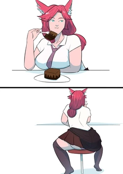 [ Cvetkanille ] Xayah weight gain+pig transformation