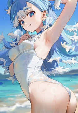 Kanaeru Kobo beach (Meyro) [AiGenerated]