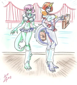 Kaiju Girl neveauxor commissions