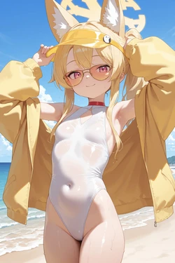 [Ankake Nameko] Yurizono Seia 水着  [AI Generated]