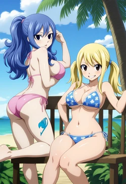 420k ryujin - Lucy + Juvia (Patreon) [AI Generated]