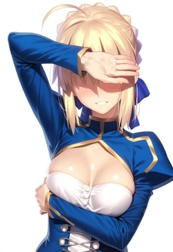 [Mikitoon_artwork] SABER fusoku ① [AI Generated]