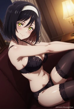 (AIusagichan) Ishura - Linaris the Obsidian (Patreon) [Ai Generated]