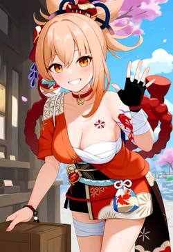 [Mikers] Confessing to Yoimiya [AI Generated]