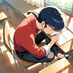 Blackmail Ranma chan (yamadamadamada) Pixiv [AI generated]