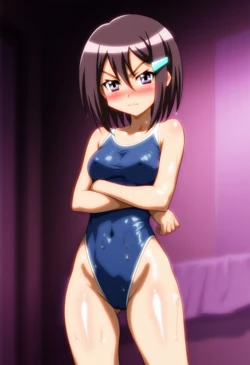 [Un-Pe-Ke] Zenigata Mawari school swimsuit (Seto no Hanayome／My Bride Is a Mermaid) [AI Generated]