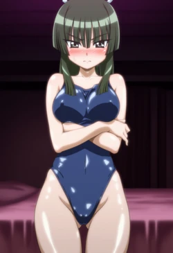 [Un-Pe-Ke] Shiranui Akeno school swimsuit (Seto no Hanayome／My Bride Is a Mermaid) [AI Generated]