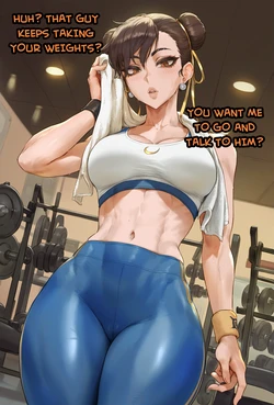 [Potions] Chun-Li finds a new Gym Partner [Ai Generated]