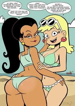[PlanZ34] Carlota and Leni at the Beach (The Loud House)