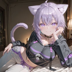 Nekomata Okayu | 猫又おかゆ (Patreon) [Ai Generated]