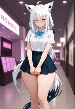 白上フブキ/shirakami fubuki 63枚 (Patreon) [AI Generated]