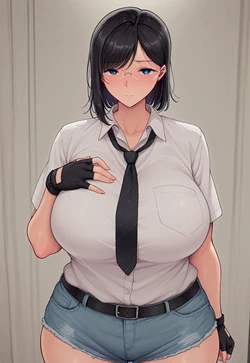 MILF YUMIKO’S DENIM STRUGGLE [AI Generated]
