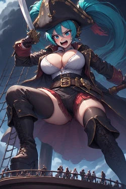 Hatsune Miku Pirate [AI Generated]