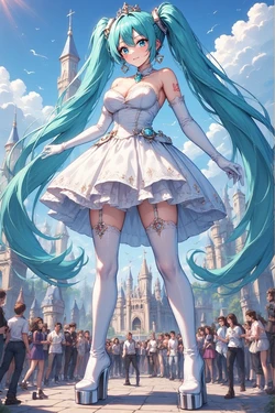 Hatsune Miku Princess [AI Generated]