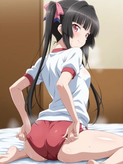 せめもり - 月読調 体操服ver /Tsukuyomi Shirabe (Patreon) [AI Generated]