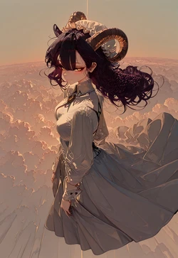 WIND-BLOWN MAID SATYR – GOLDEN HOUR SKIRT HOLD POV [AI Generated]