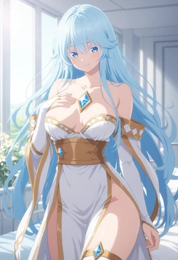 BoBo345 - エルファリア・アルヴィス・セルフォルト (Elfaria Albis Serfort) - Wistoria: Wand and Sword (Tsue to Tsurugi no Wistoria) (杖と剣のウィストリア) (Patreon) [AI Generated]