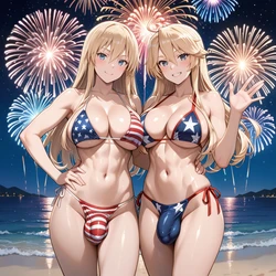 Iowa x Bismarck Banana Bouncer (Patreon) [AI Generated]