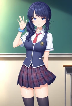 BoBo345 - 月見坂桐葉 Tsukimizaka Kiriha （ 創作彼女の恋愛公式/ Sousaku Kanojo no Ren'ai Koushiki） (Patreon) [AI Generated]