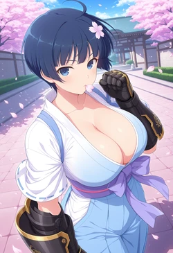 BoBo345 - (919pic) 夜桜 Yozakura (閃乱カグラ/Senran Kagura) (Patreon) [AI Generated]