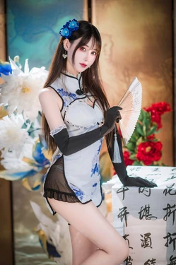 羽生三未 - 艳娘幻梦谭 瓶儿 青花瓷旗袍