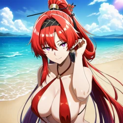 TsarAi - YinLin Slingshot Swimsuit (Wuthering Waves) (Patreon) [AI Generated]