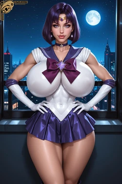 [ByTheBroken1] "Sailor Saturn" from "Sailor Moon" [AI Generated]