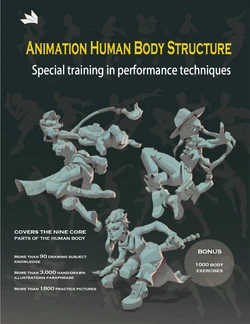 Animation Human Body Structure Special Training in Performance Techniques - Tenten云画画 [English]