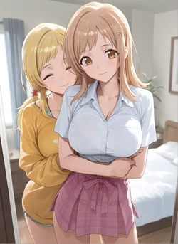 Hachimiya Meguru x Sakuragi Mano Rametaki (Patreon) [AI Generated]