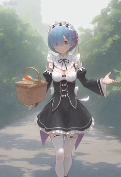 [Dreiko] Rem - Re: Zero Wet Sex (Patreon) [AI Generated]