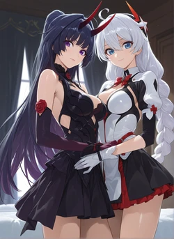 Raiden Mei x Kiana Kaslana Rametaki (Patreon) [AI Generated]