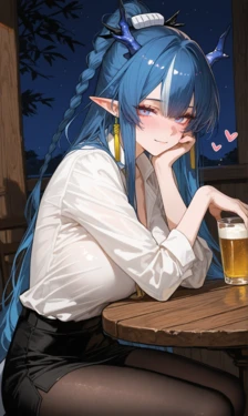 [Reiji] Ling (Arknights) – Drunk After Work [AI Generated]