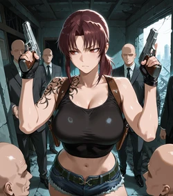 [Lanmon] Revy BLACK LAGOON (Patreon) [AI Generated]