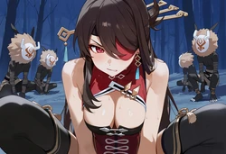 Howsir - 北斗 Beidou X hilichurl (157P) (tier 2) (Patreon) [AI Generated]