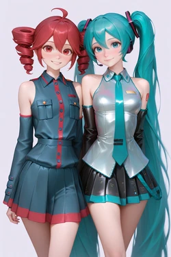 Miku and Teto [AI Generated]