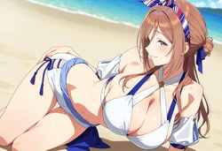 tachibana ai - [Gakuen Idolmaster] Rinami Himesaki (Swimwear) 224 illustrations | [学園アイドルマスター] 姫崎莉波 (水着) 224枚 (Patreon) [AI Generated]