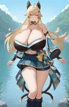 No.79 84P Kirara (genshin impact)  sakami ai generated