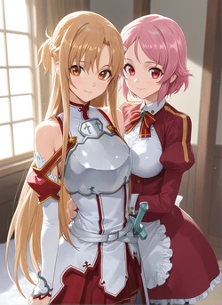 Asuna x Lisbeth Rametaki (Patreon) [AI Generated]