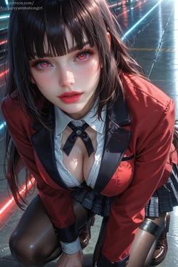 [Patreon] [AiASAG] [4K] 🎲Yumeko Jabami 💋 - Preview [AI Generated]