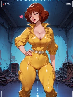 Arzagod  April O'neil  ai generated