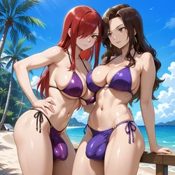Erza x Cana Banana Bouncer (Patreon) [AI Generated]