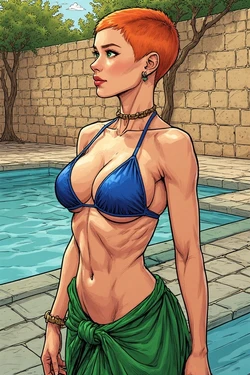 Sunbath (ai generated)