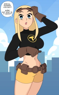 [KathHawkins] Terra & Jinx special training (Teen Titans)