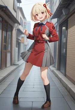 [かわいそなのです] Chisato Nishikigi+Takina Inoue AI Generated