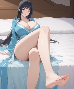 人妻萧薰儿的足交 [AI Generated]